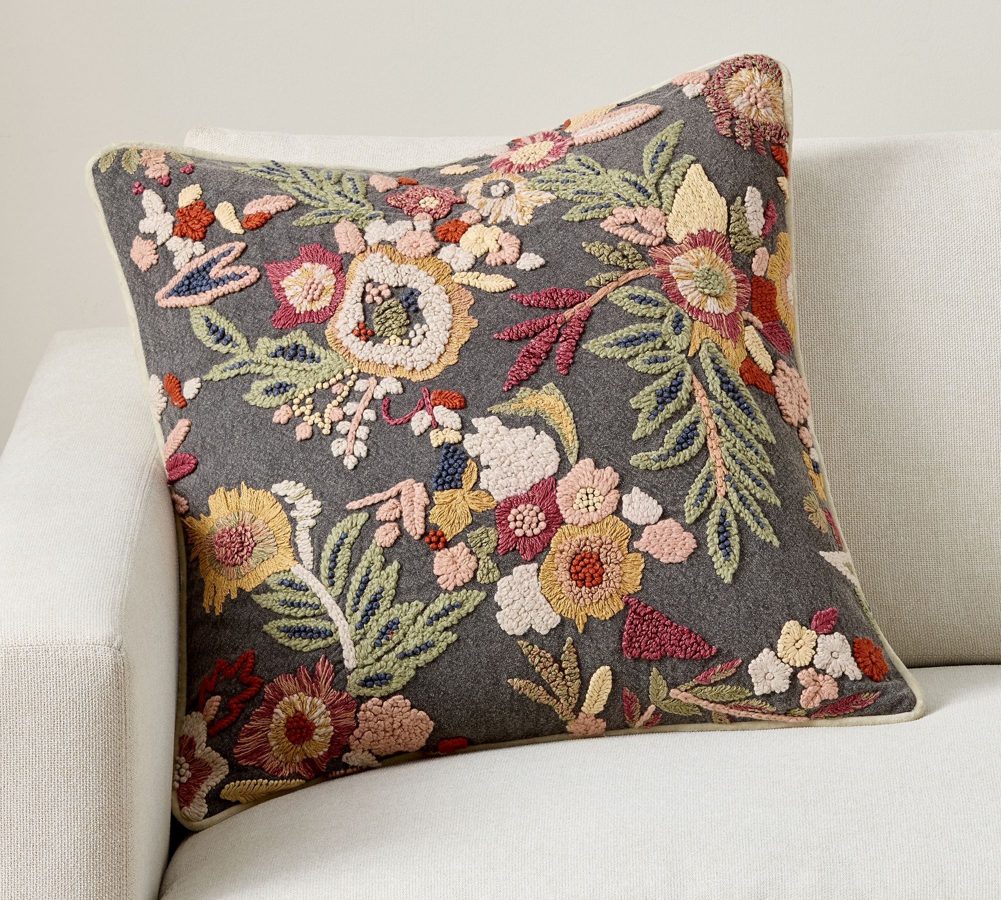 Arabella Embroidered Pillow