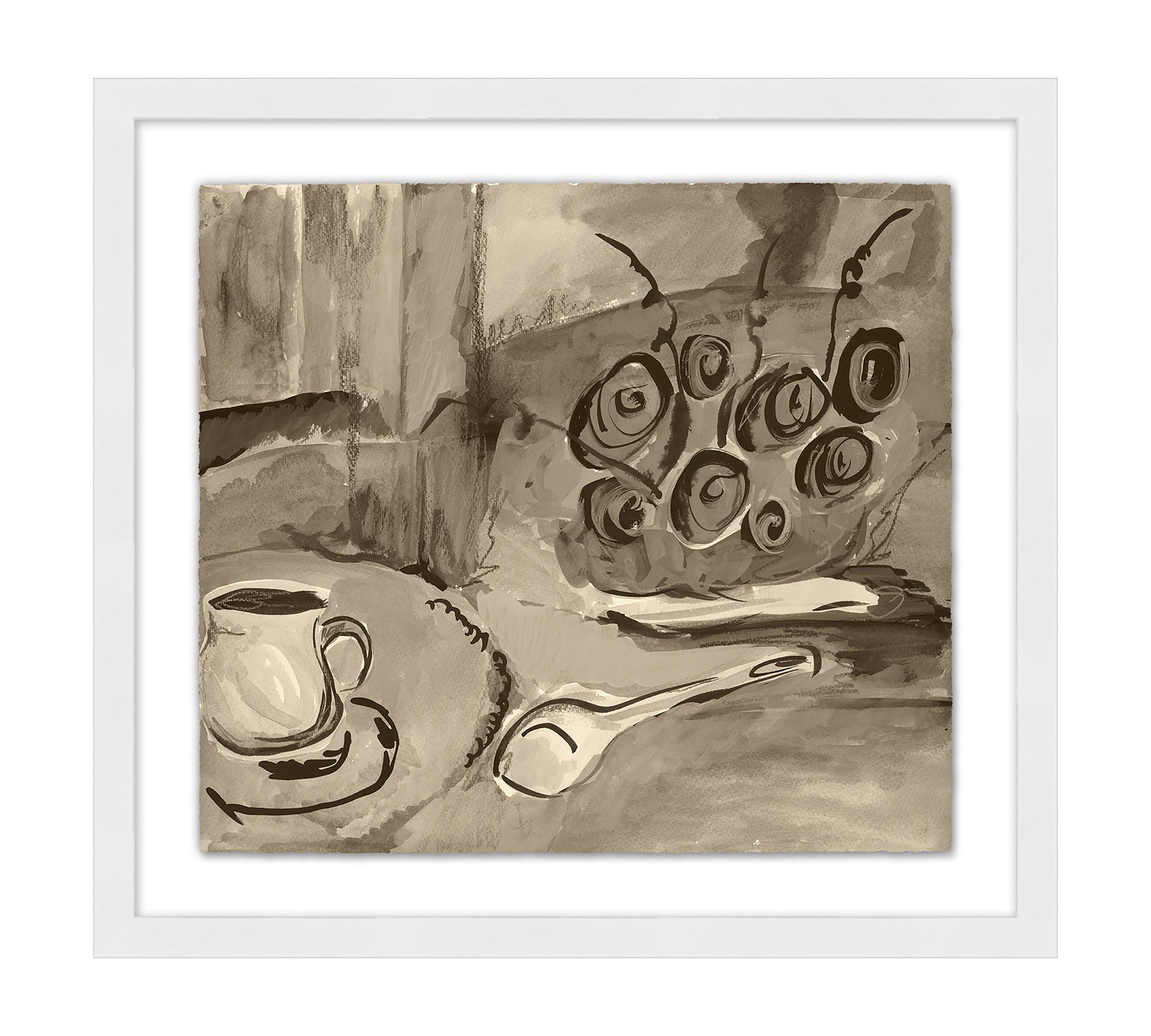 Mid-Day Meal Framed Print