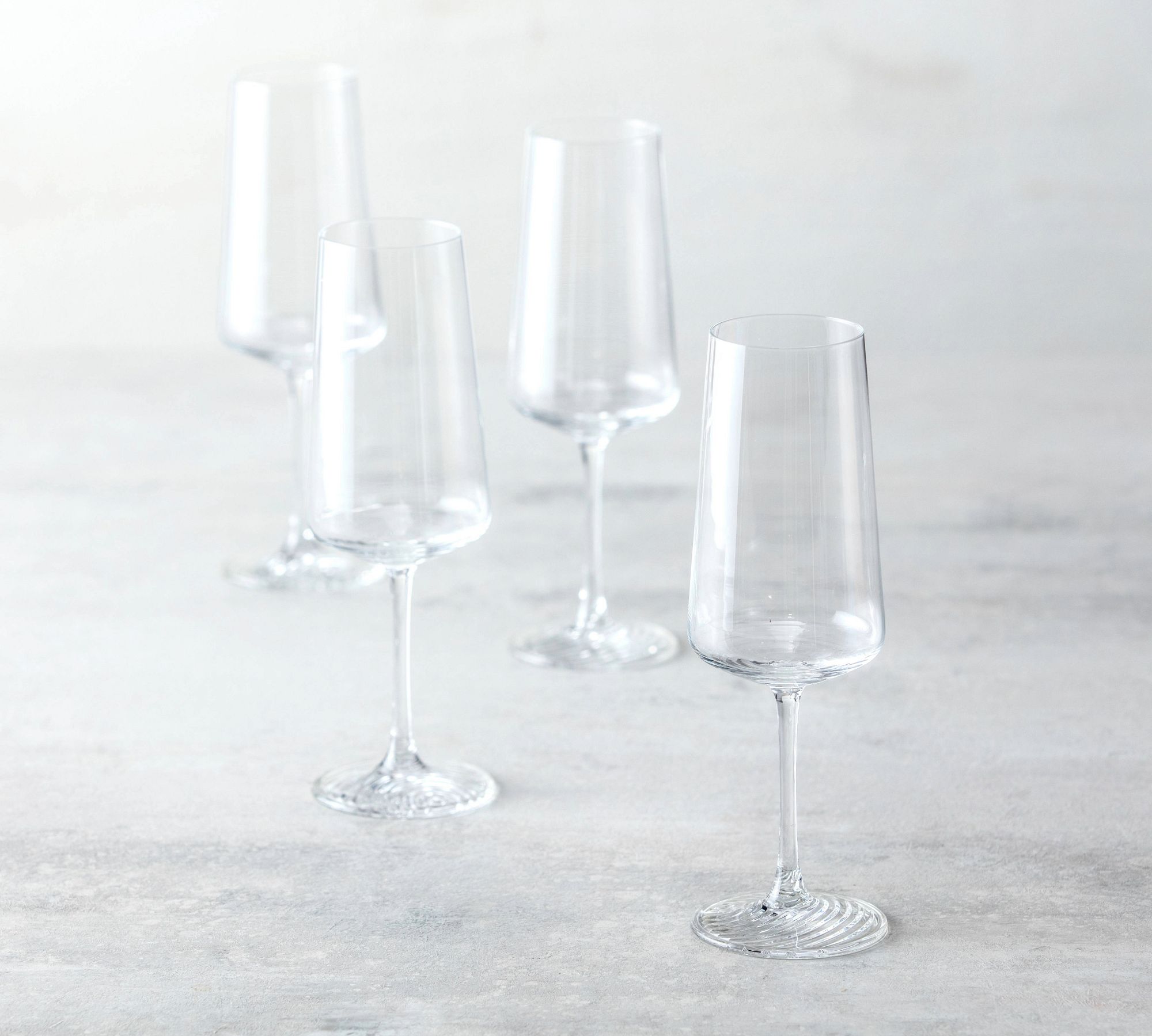 Echo Champagne Glasses, Set of 4