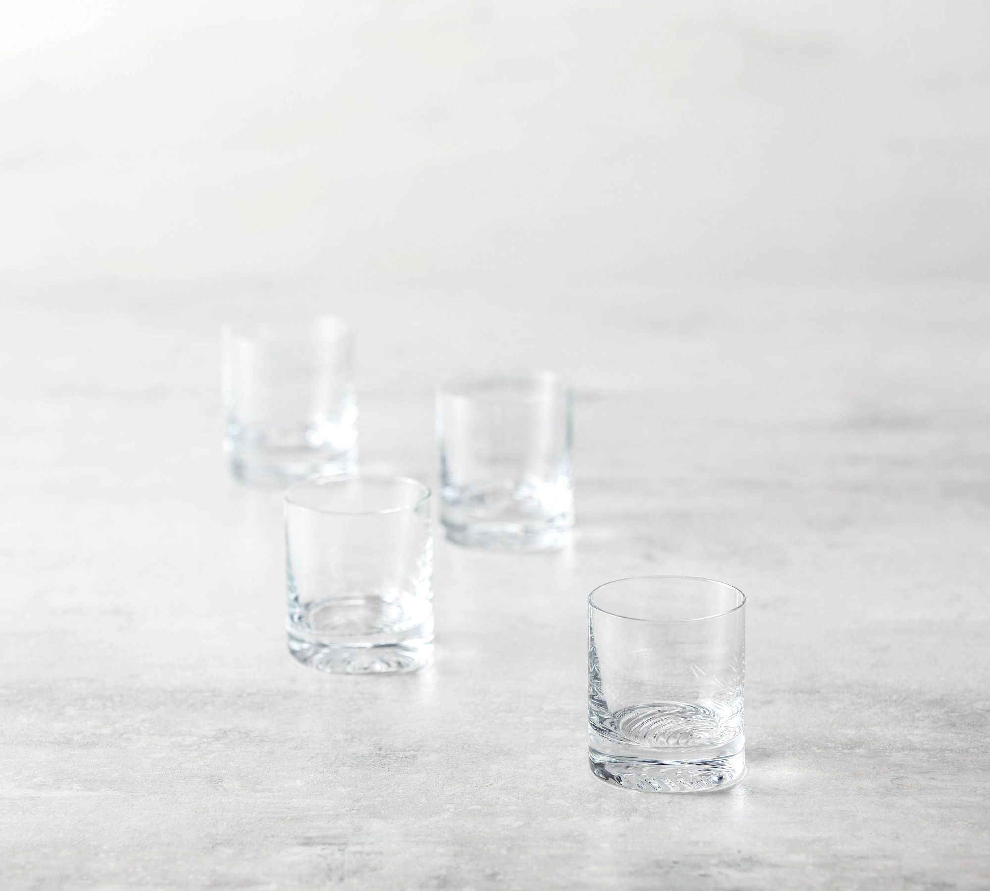 Echo Whiskey Glasses, Set of 4