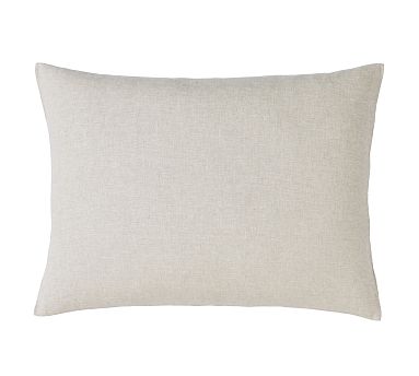 Pottery Barn BELGIAN Flax Natural 2024 Tan Linen 2 STANDARD Pillow Shams