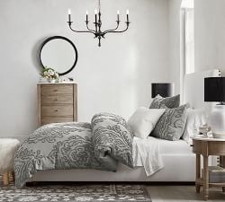 Raleigh Square Upholstered Bed