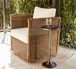 Atwood Swivel Outdoor Lounge Chair Pottery Barn