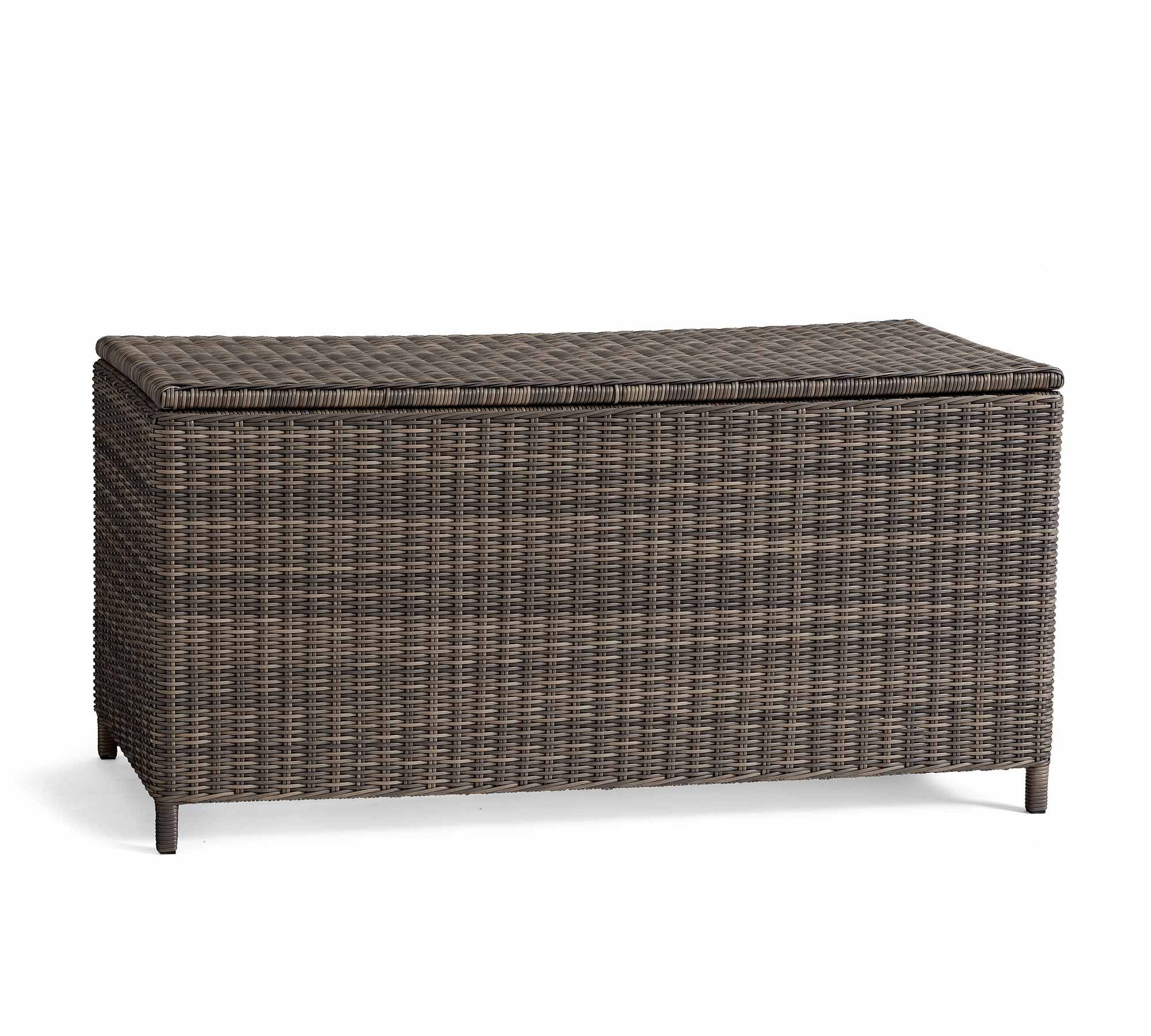 Torrey Wicker Outdoor Storage Trunk (60")