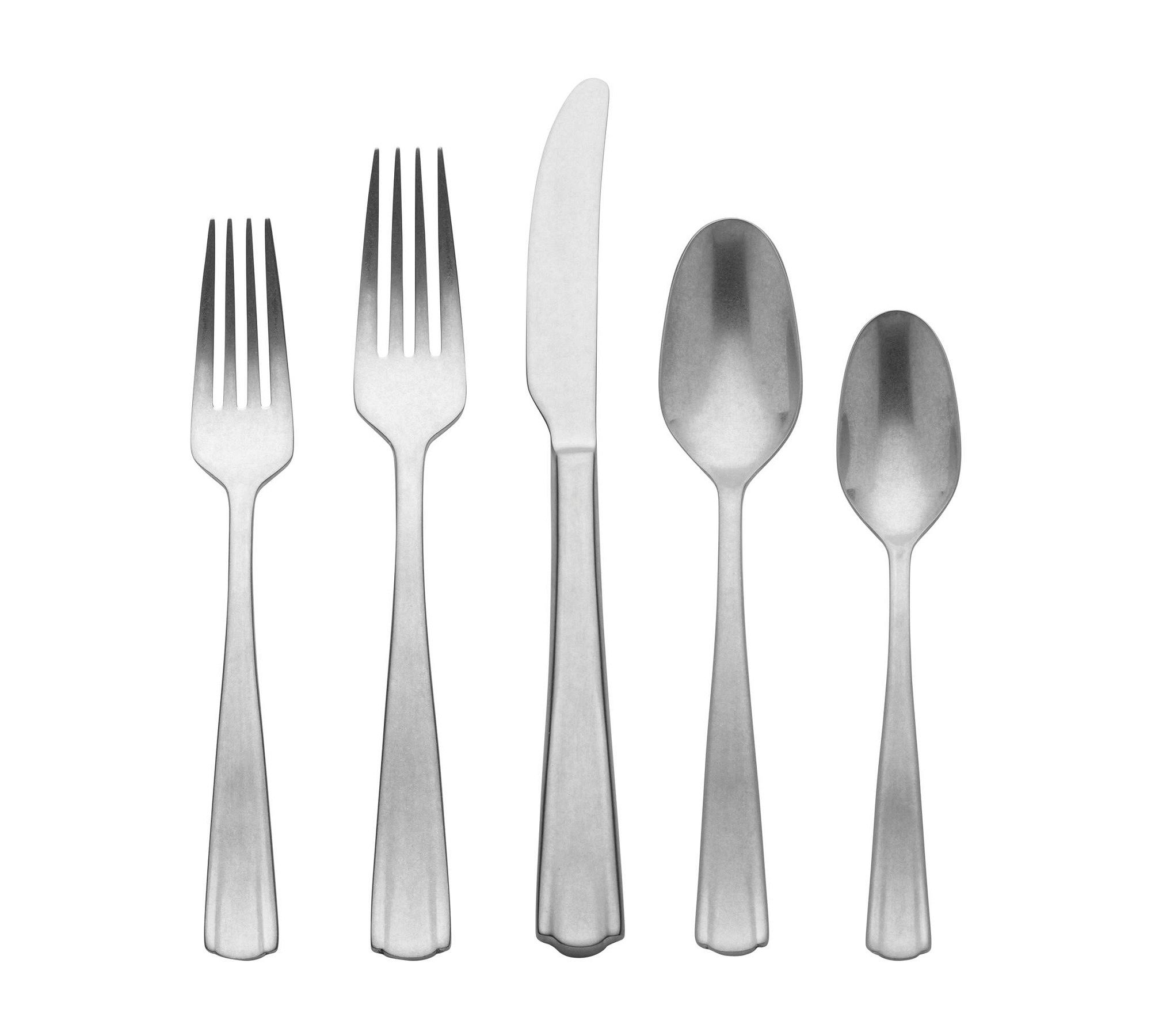 French Perle Scallop 65-Piece Flatware Set