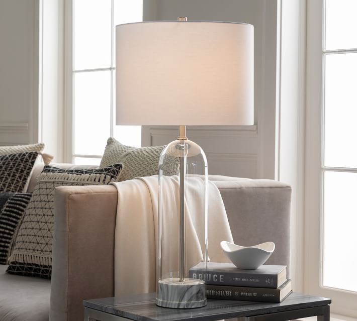 Pottery Barn Glass Lamp