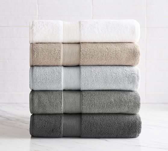 Monogrammed Bath Towels Bath Linens Pottery Barn