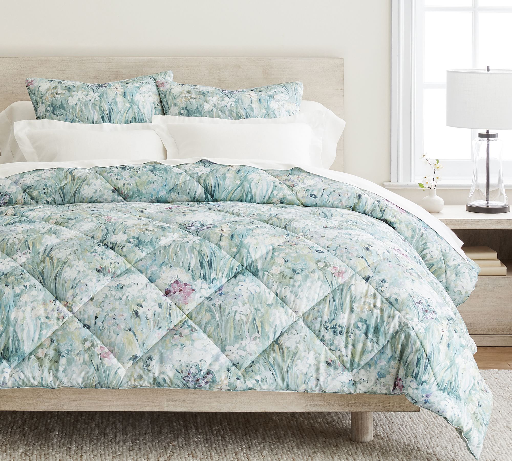 Giverny Fleur Percale Comforter