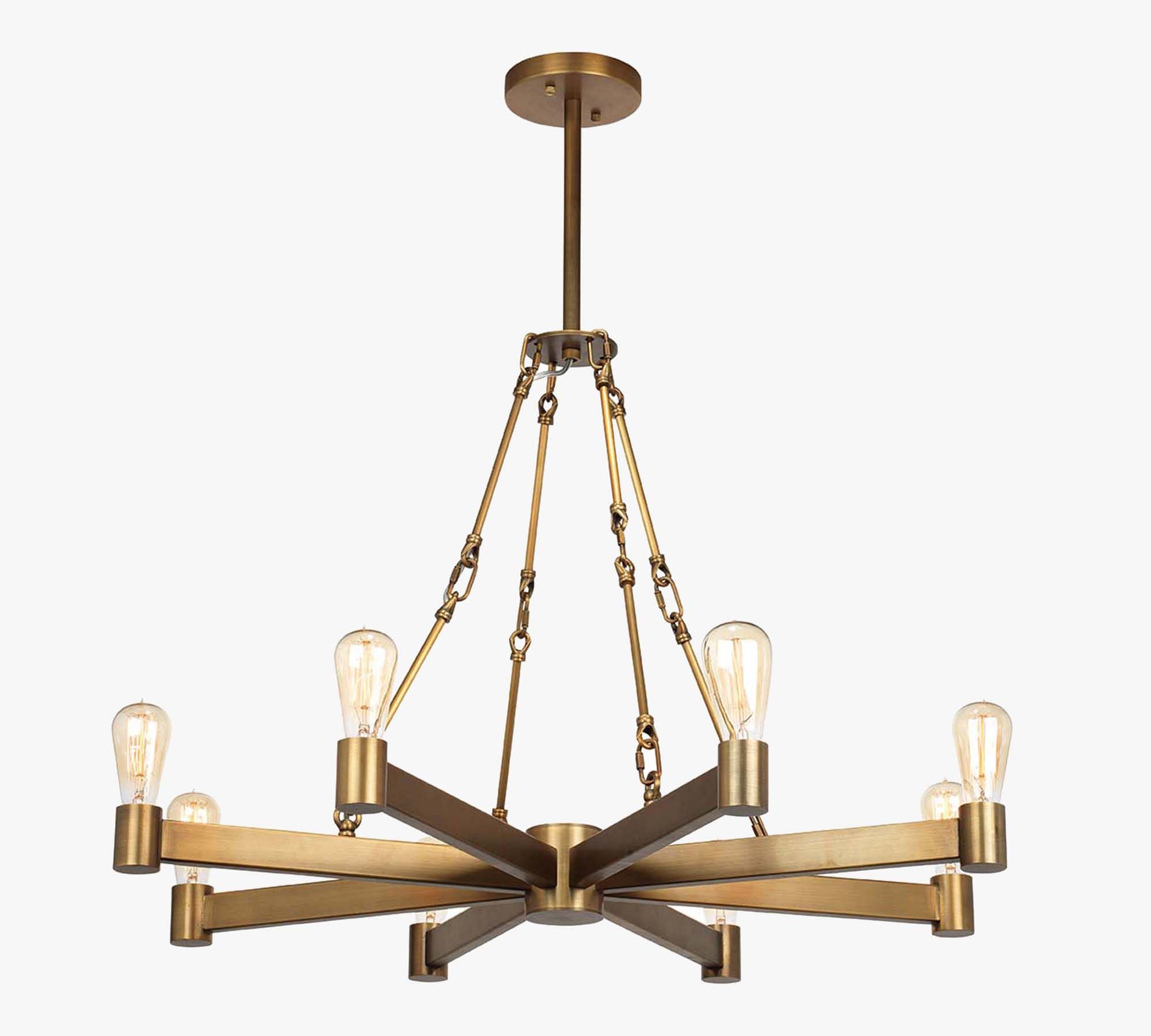 Kennison 8-Light Metal Chandelier (36")