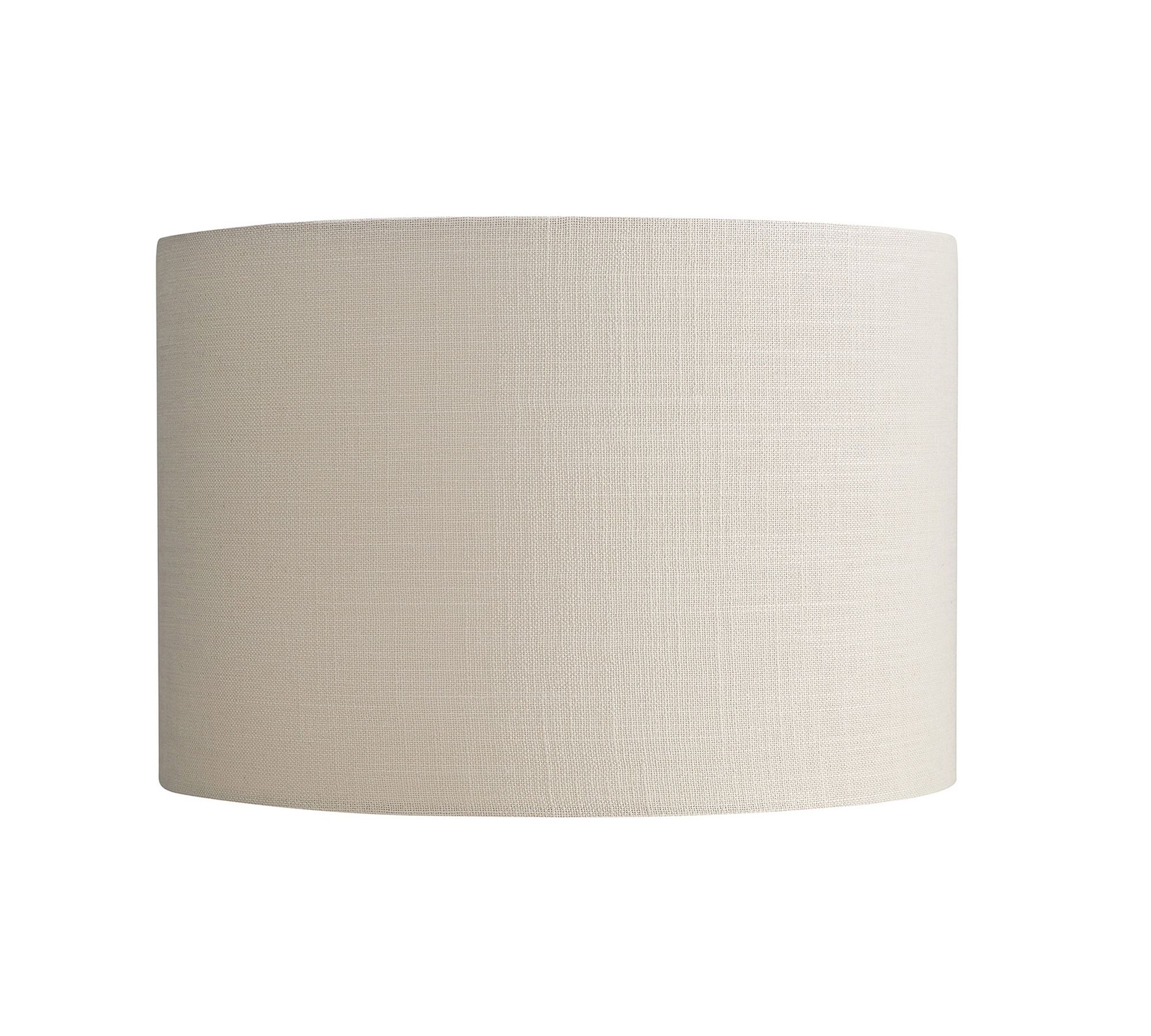 Gallery Textured Linen Straight-Sided Lamp Shade (13"-19'')