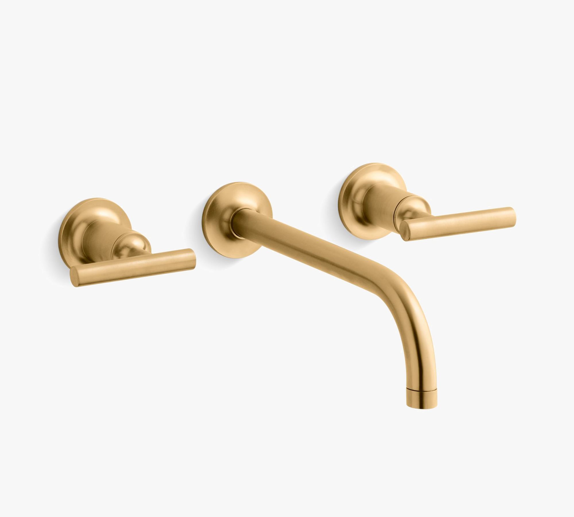 Kohler Purist® Lever Handle Widespread Bathroom Sink Faucet