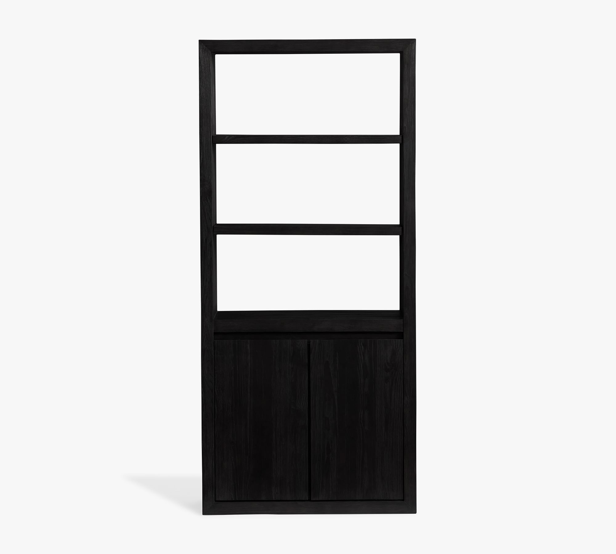 Folsom Open Bookcase with Doors (33")