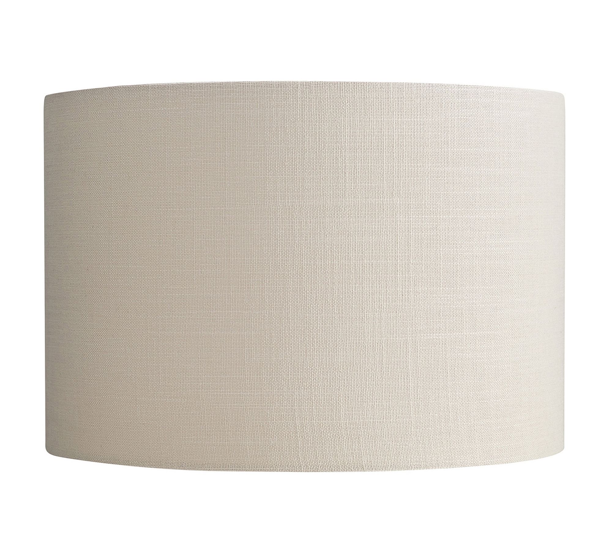 Gallery Textured Linen Straight-Sided Lamp Shade (13"-19'')