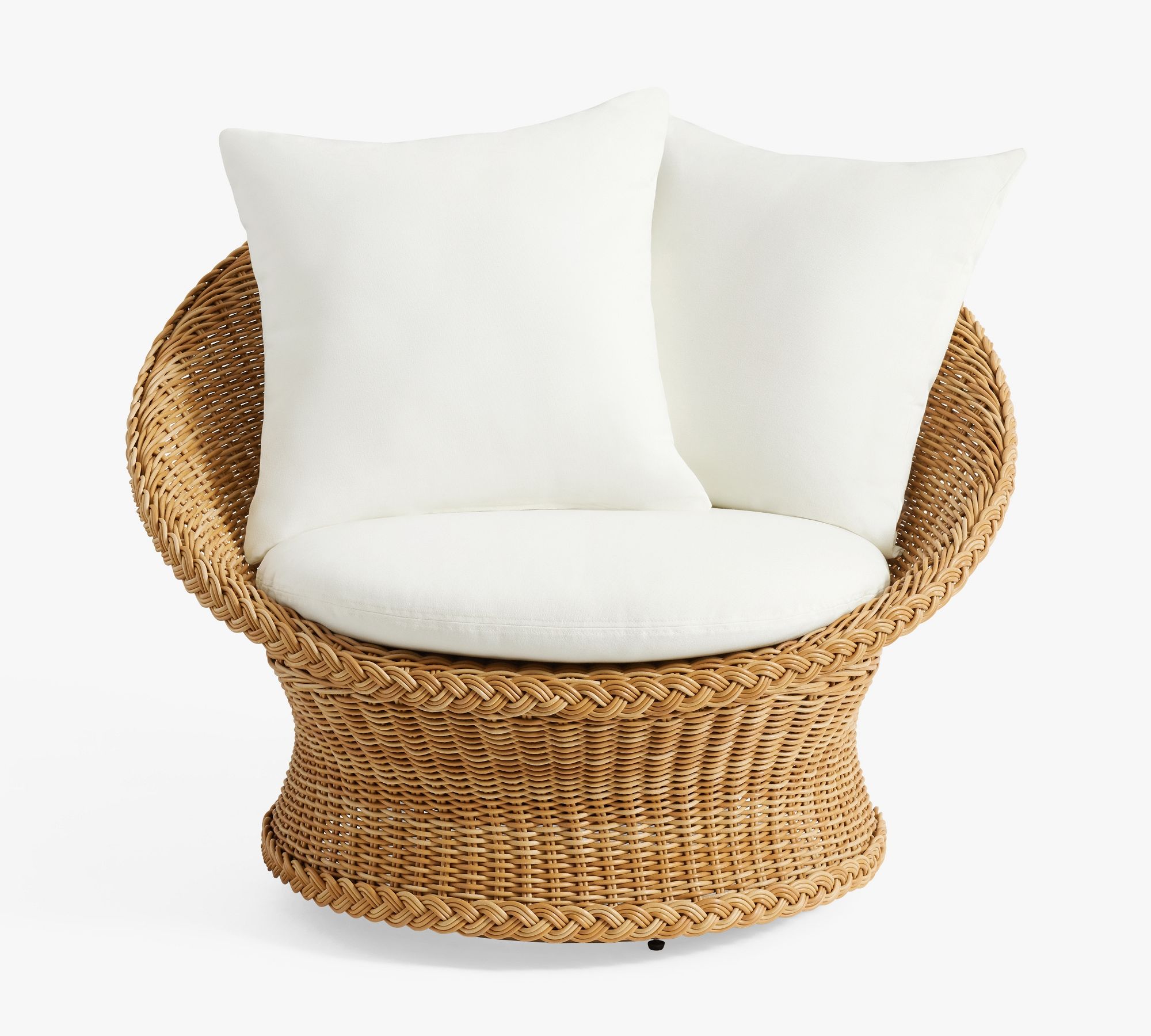 Westport Swivel Outdoor Papasan Chair