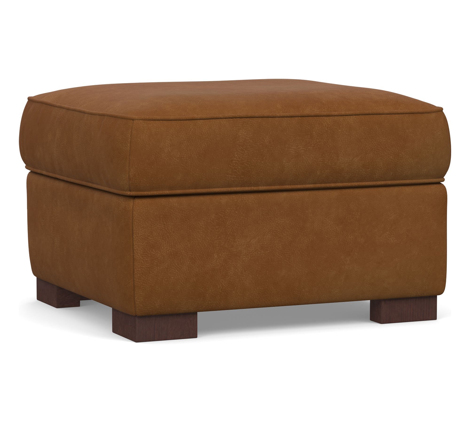 Townsend Leather Ottoman