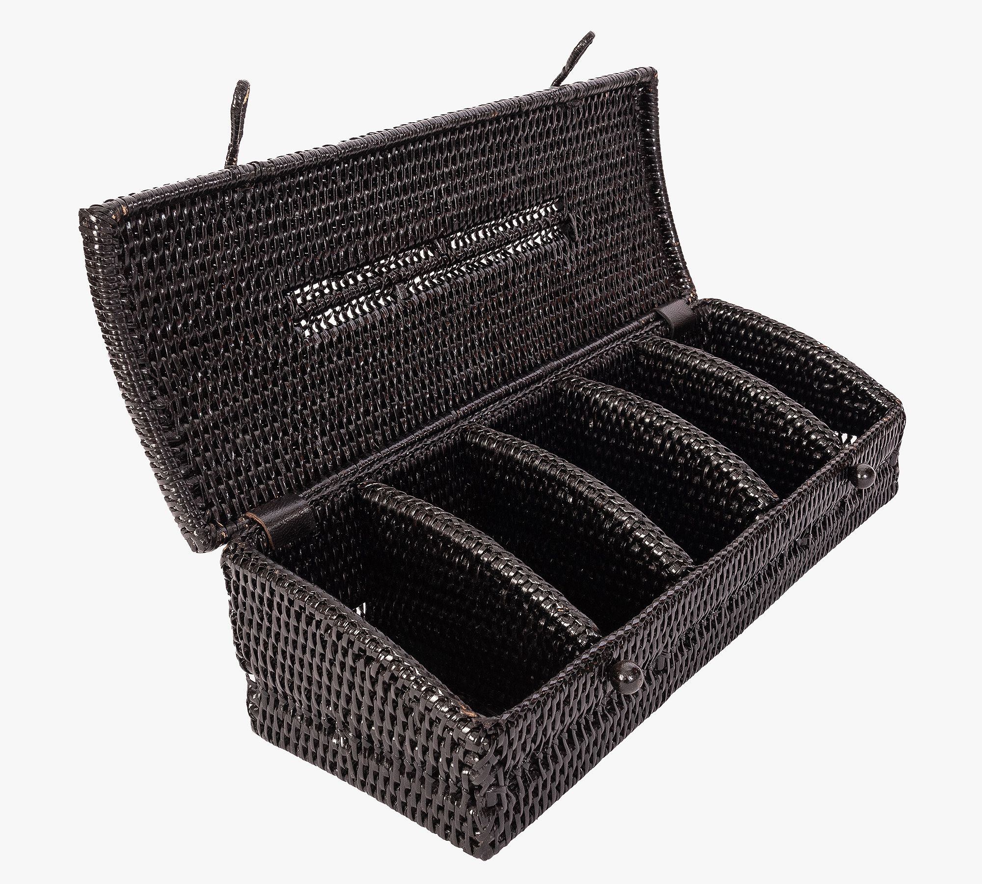 Tava Handwoven Tea Box with Lid