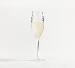 Service 12 Coupes à Champagne & Verres à Thé Pottery Barn Monique Lhuillier - Rose - Neuf