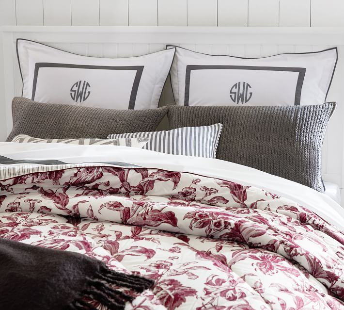 Pottery Barn Morgan popular Duvet and Shams