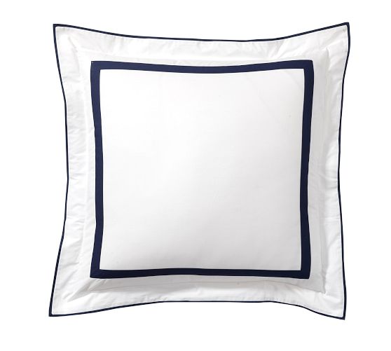 Morgan 400-Thread-Count Organic Pillow Sham | Pottery Barn