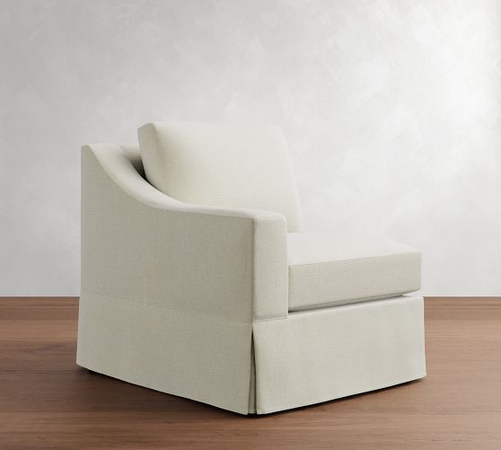 York Slope Arm Sectional Component Replacement Slipcovers Pottery Barn