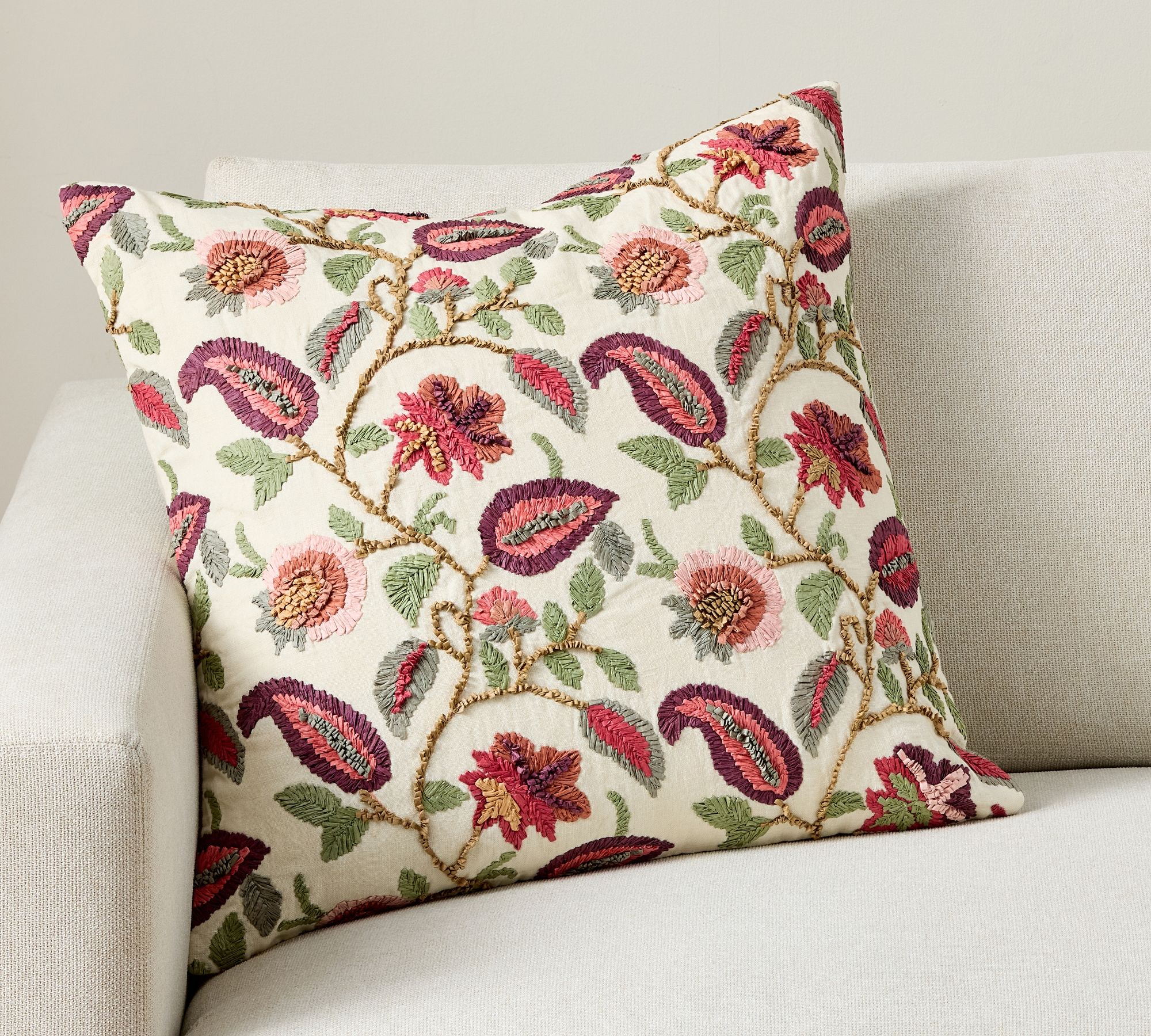 Sinclair Embroidered Pillow