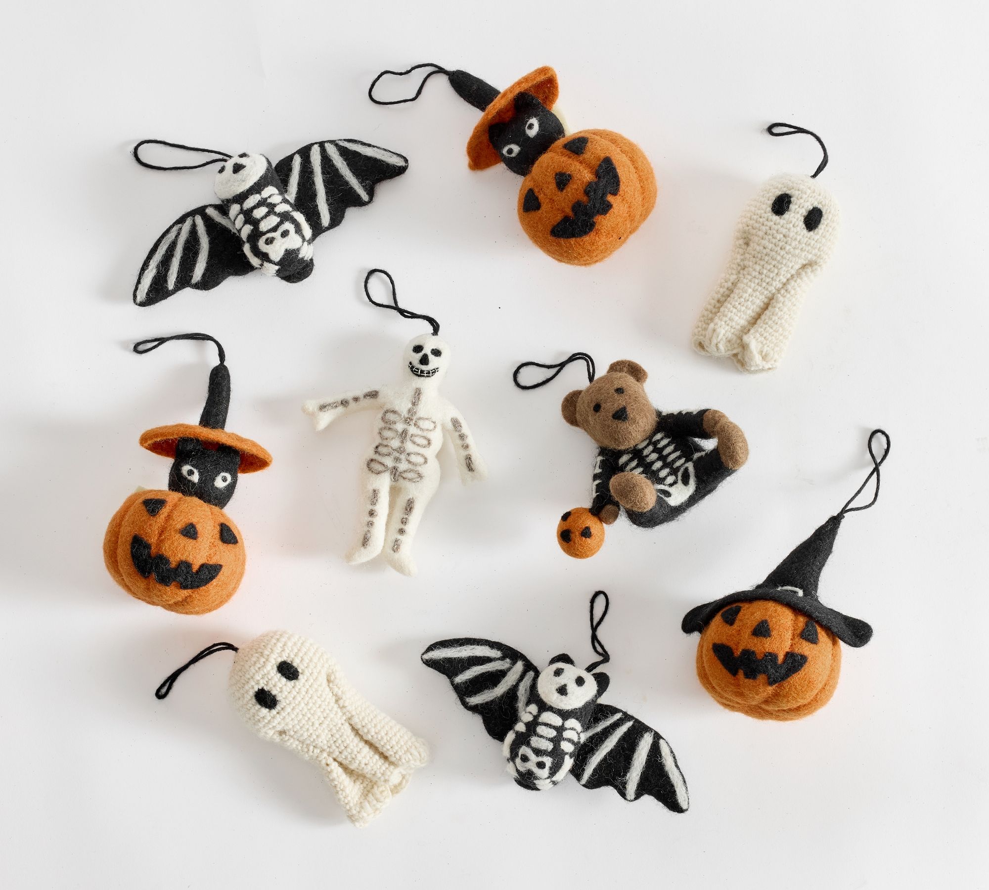 Halloween Ornaments - Set of 9