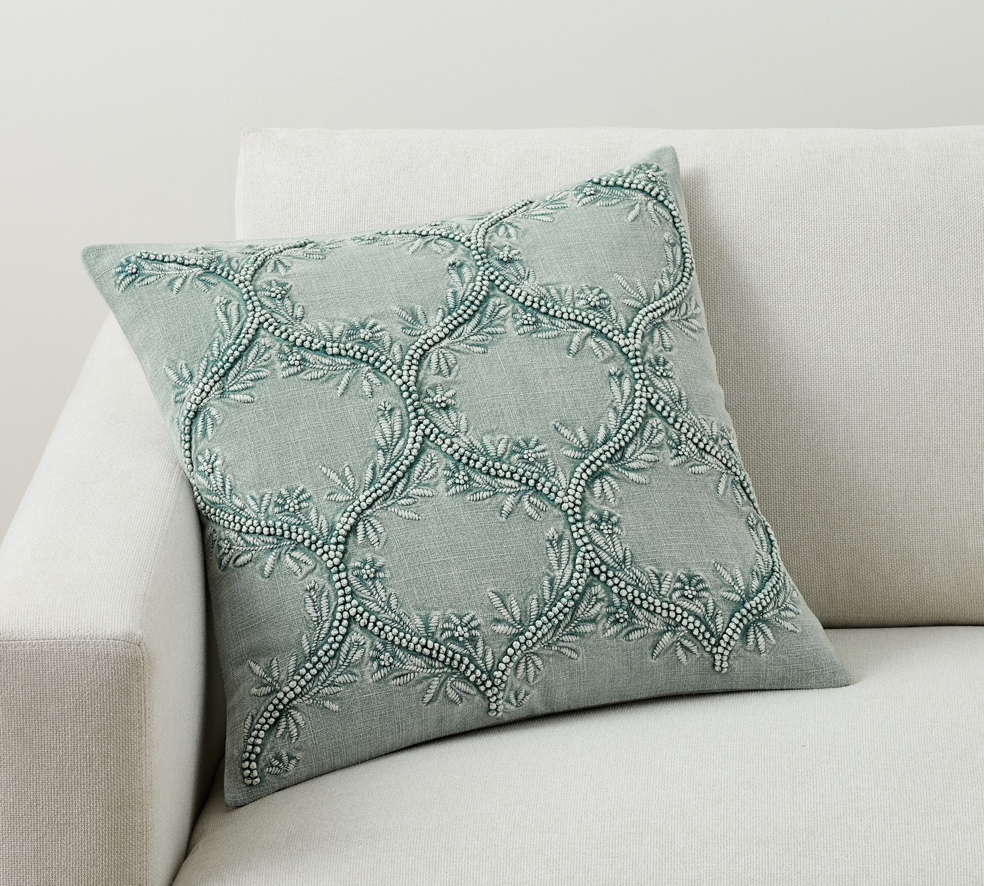 Moorigan Embroidered Pillow