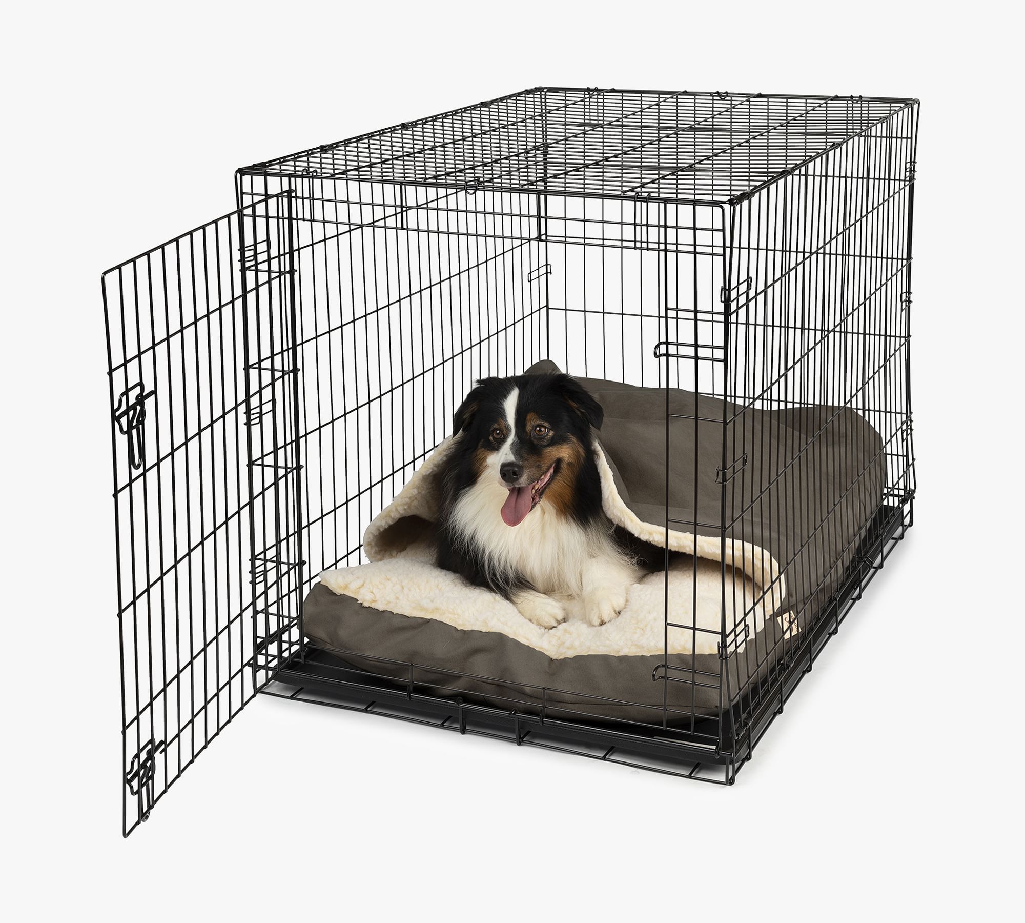 Luxury Microsuede Pet Crate Bed