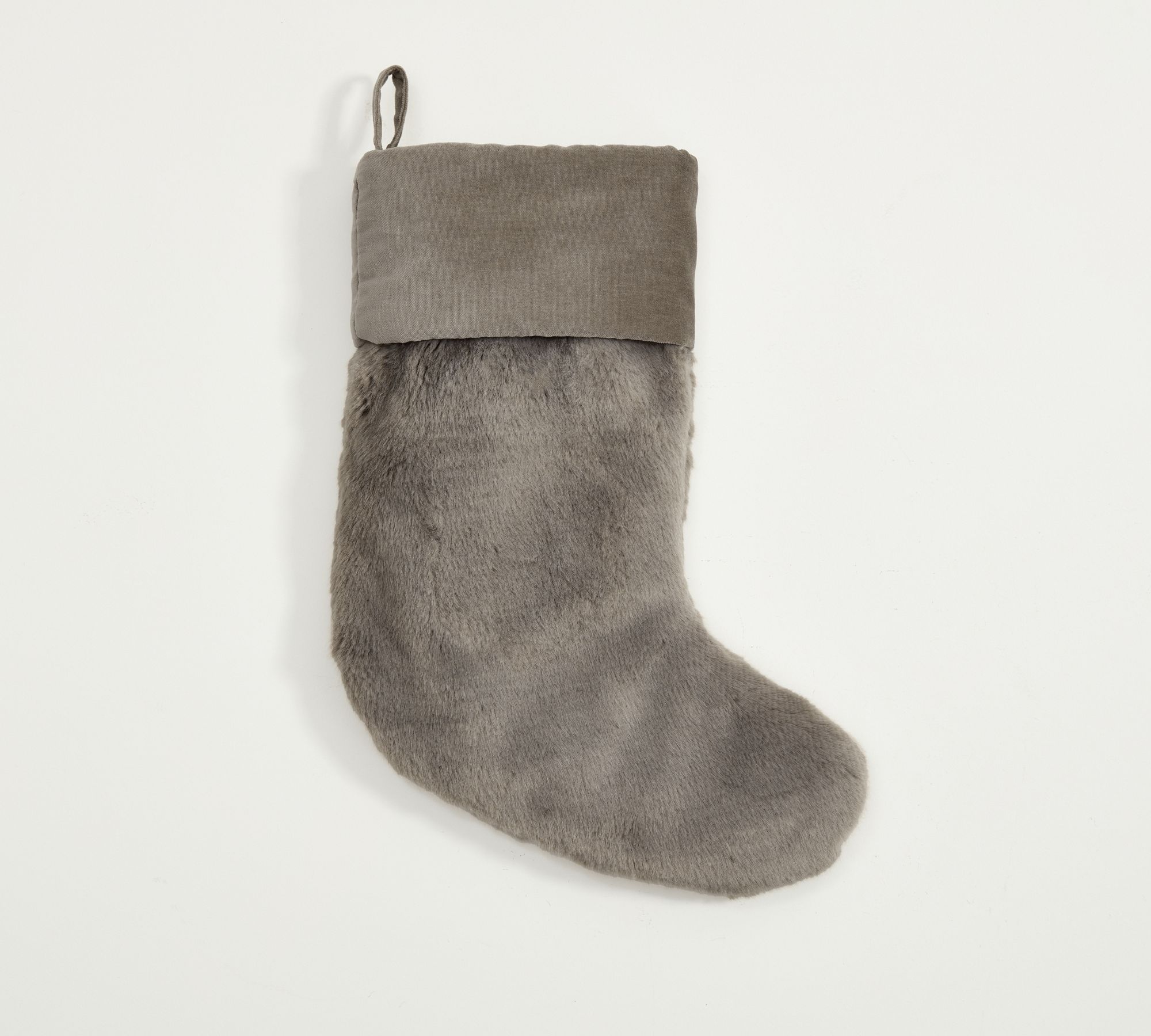 Faux Fur Alpaca Stocking