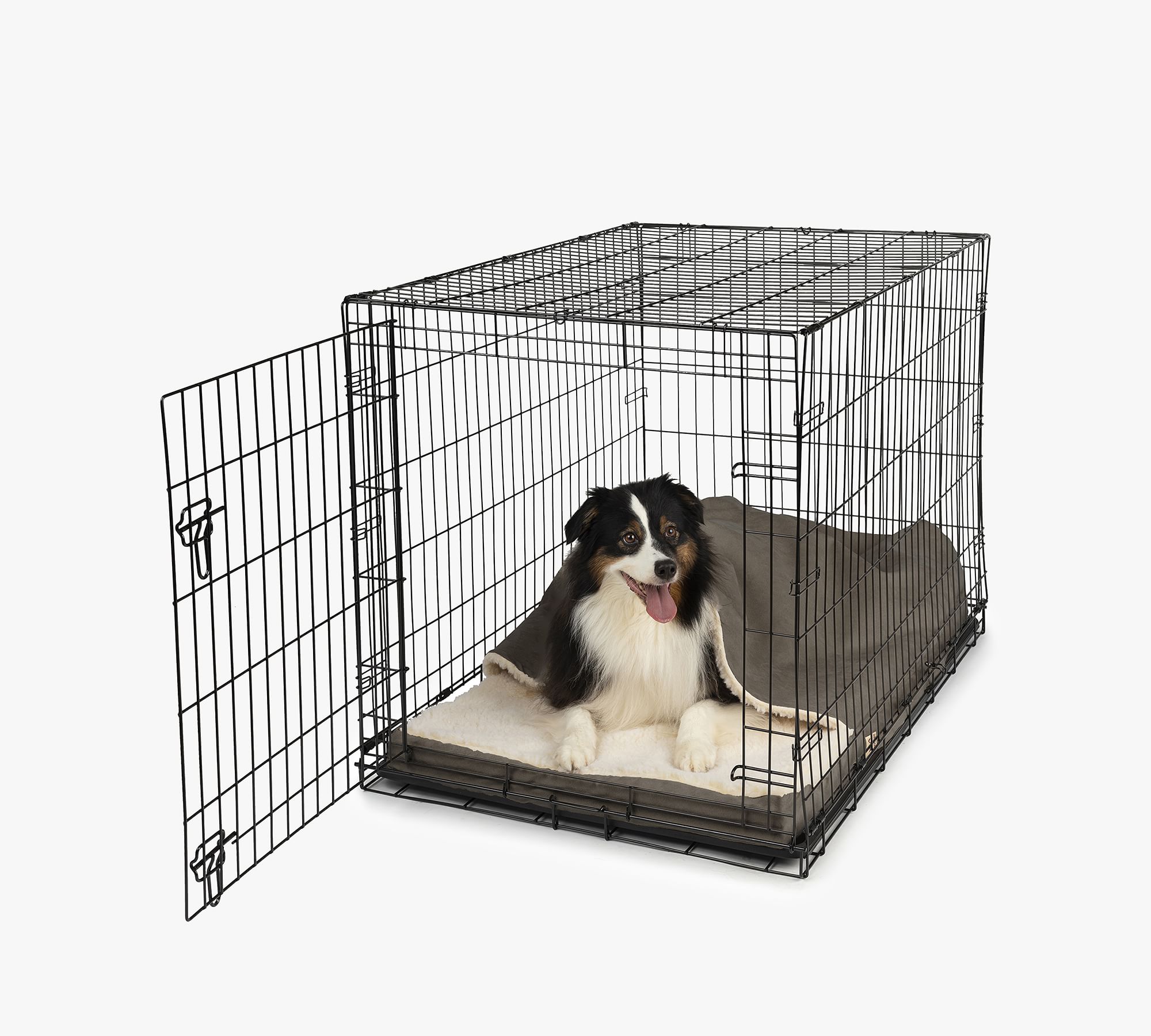 Luxury Microsuede Washable Pet Crate Bed