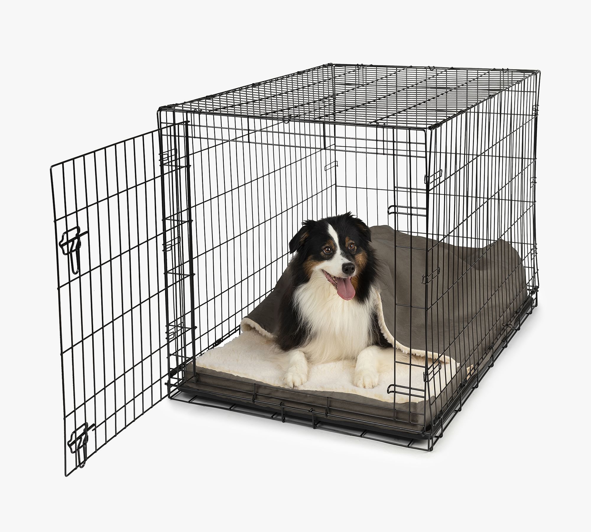 Luxury Microsuede Washable Pet Crate Bed