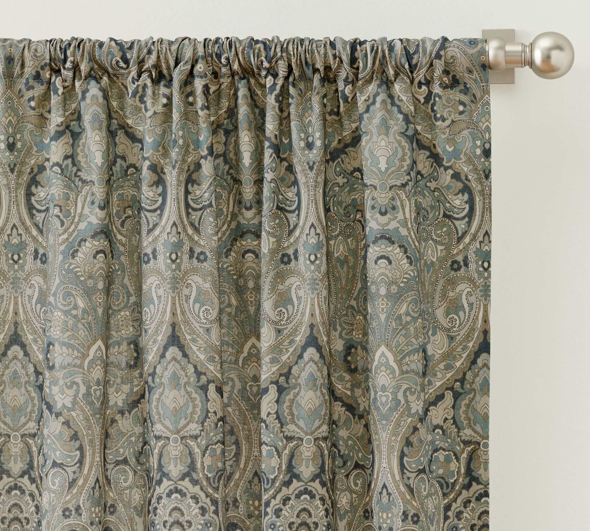 Open Box: Mackenna Paisley Printed Curtain