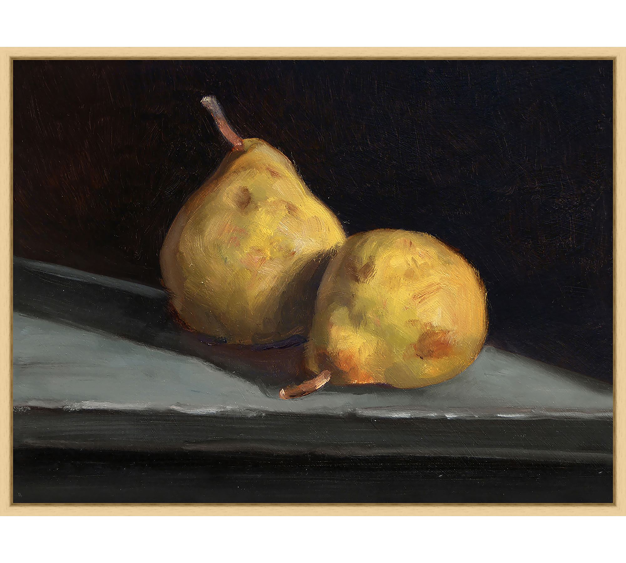 Pears Still Life Framed Canvas