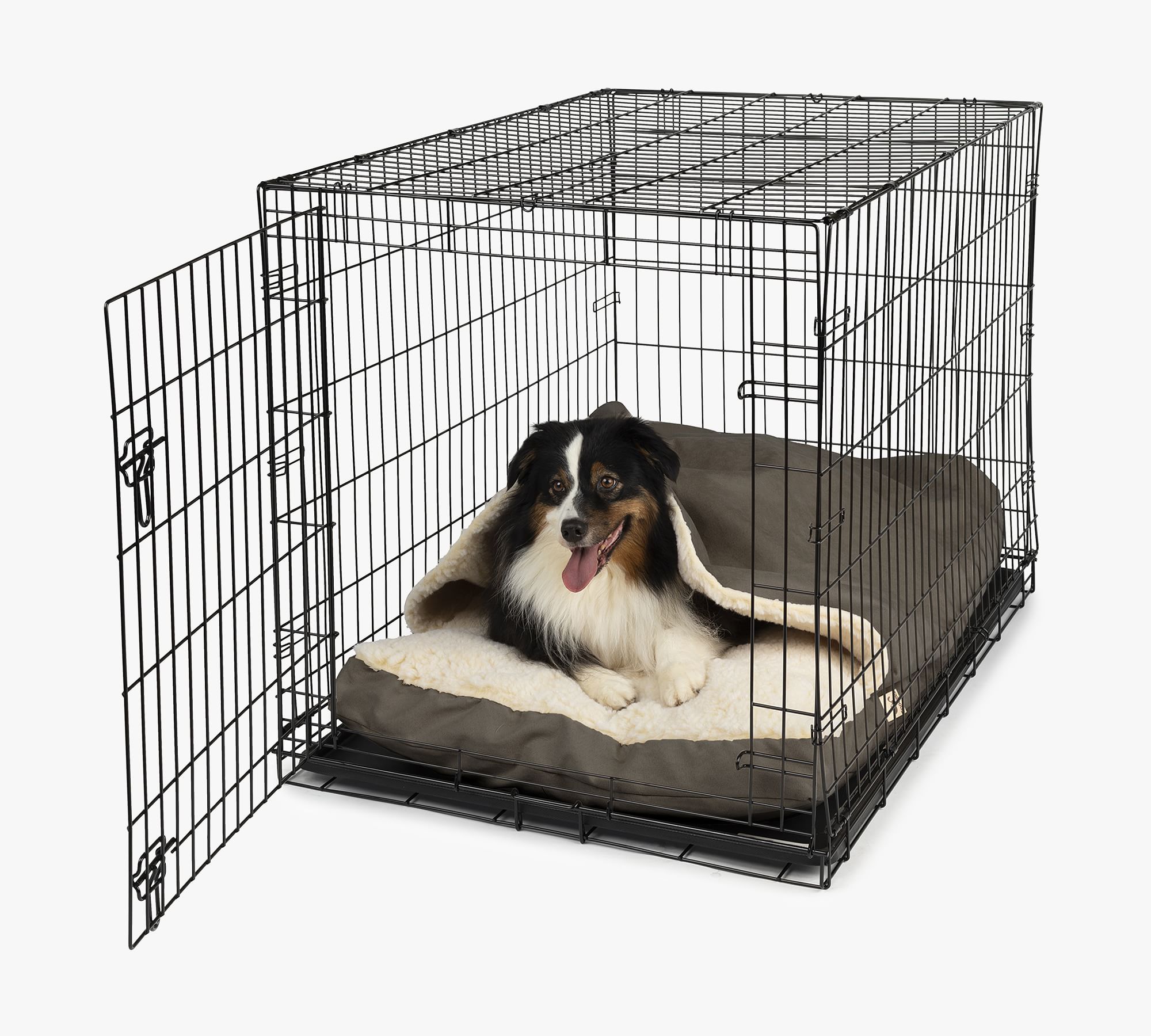 Luxury Microsuede Pet Crate Bed