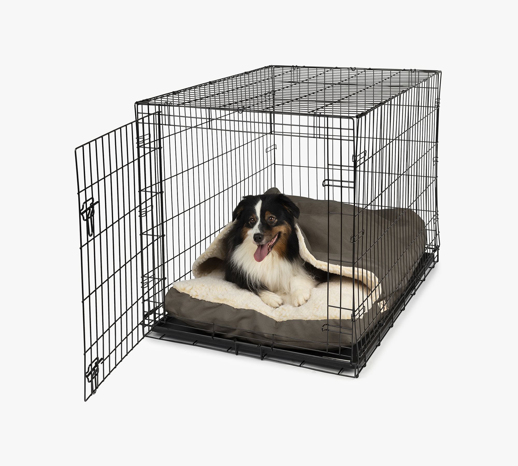 Luxury Microsuede Pet Crate Bed