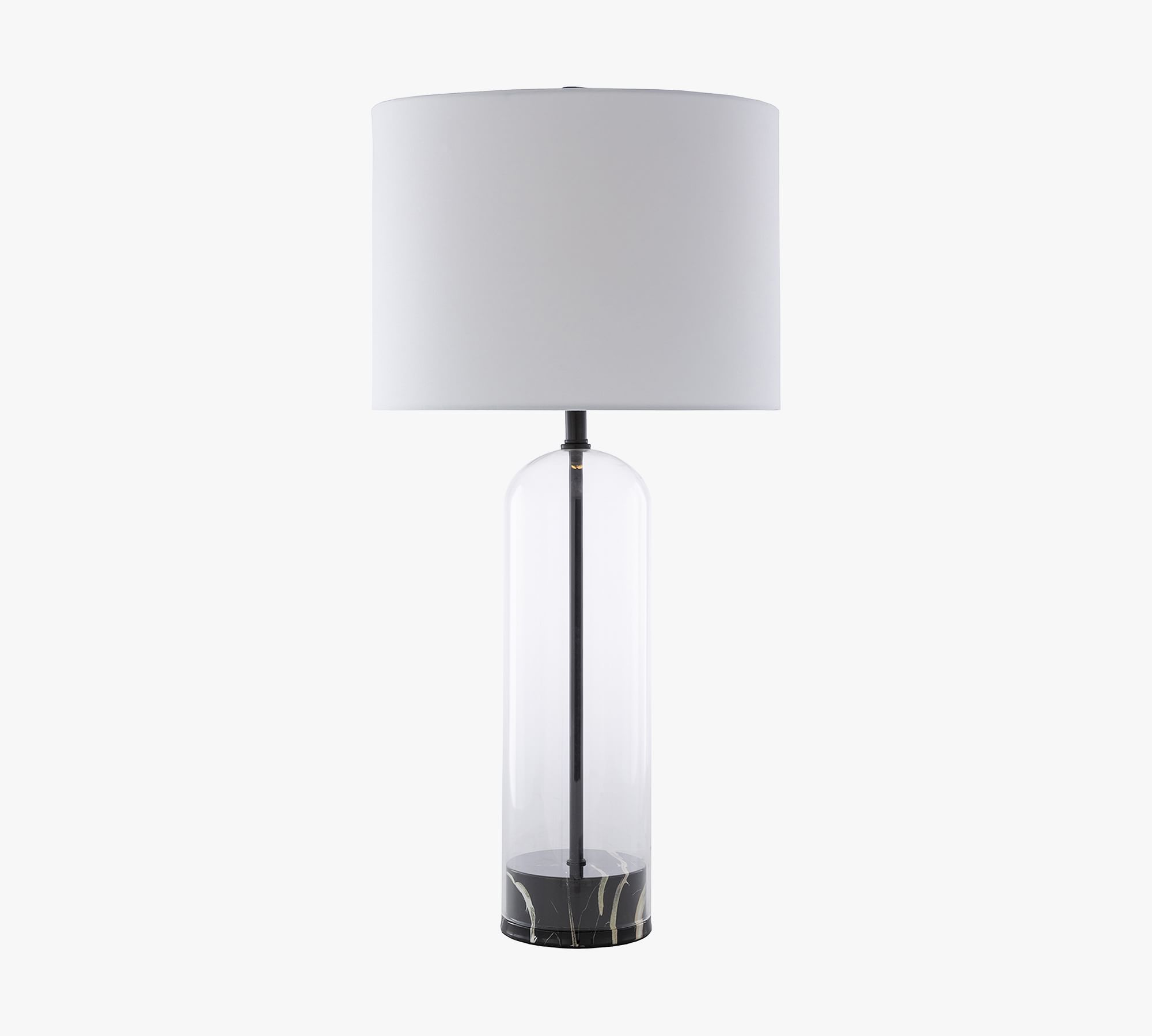 Belorun Hand-Blown Glass Table Lamp (29")