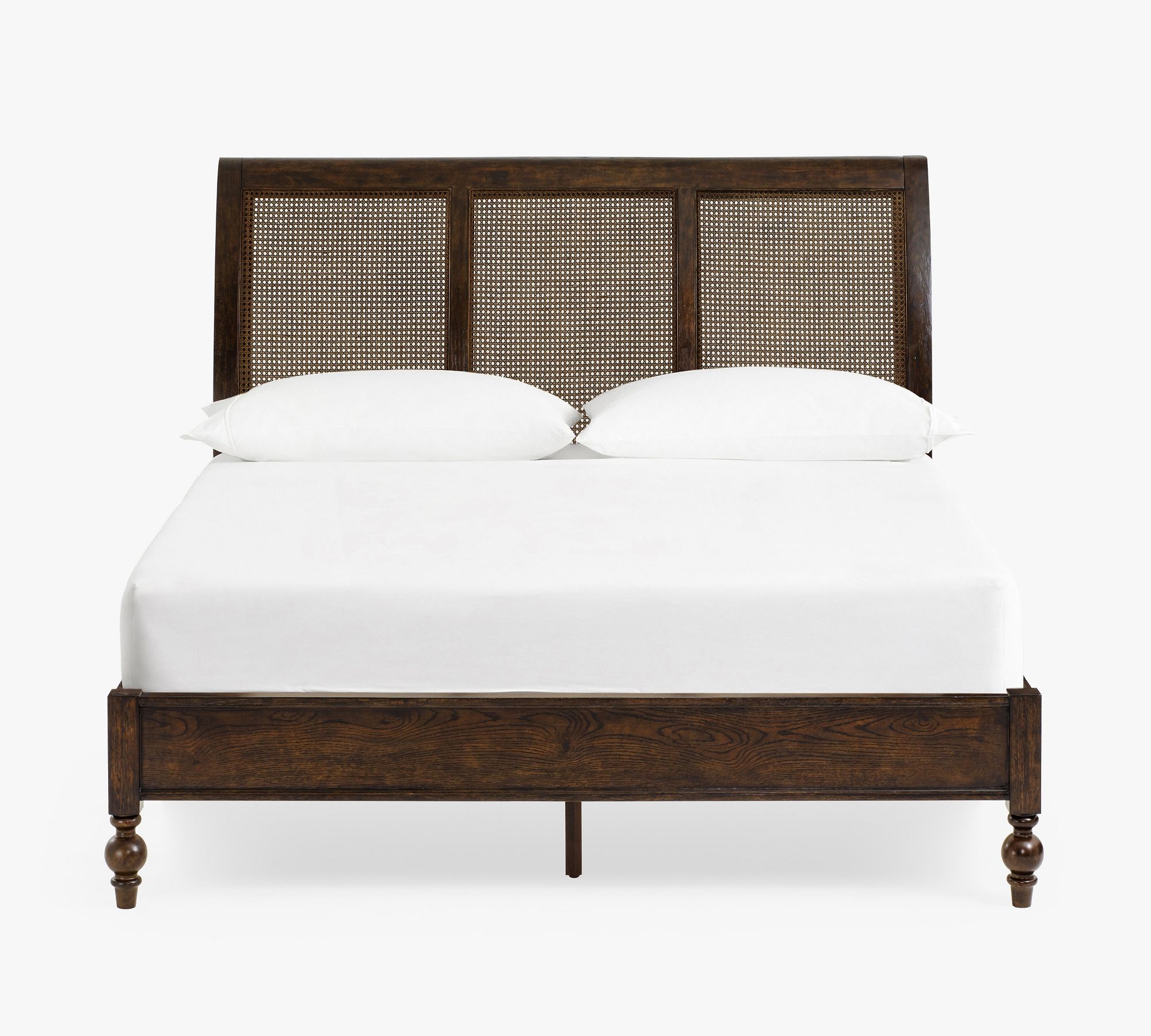 Augusta Cane Sleigh Bed