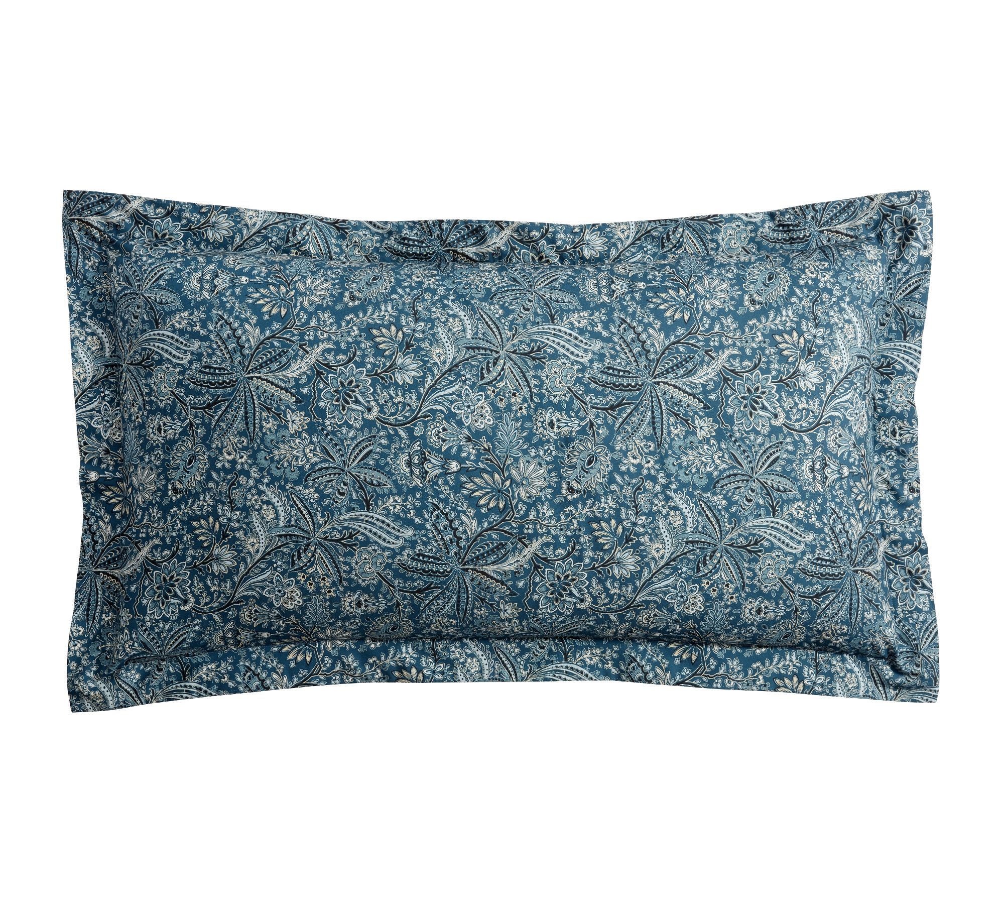 Merrit Paisley Organic Percale Sham