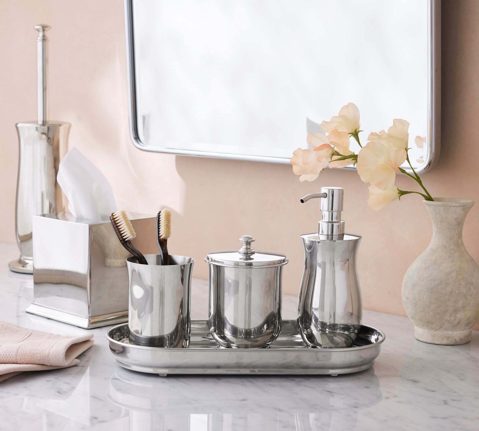 Mercer Polished Nickel Bathroom Accessories