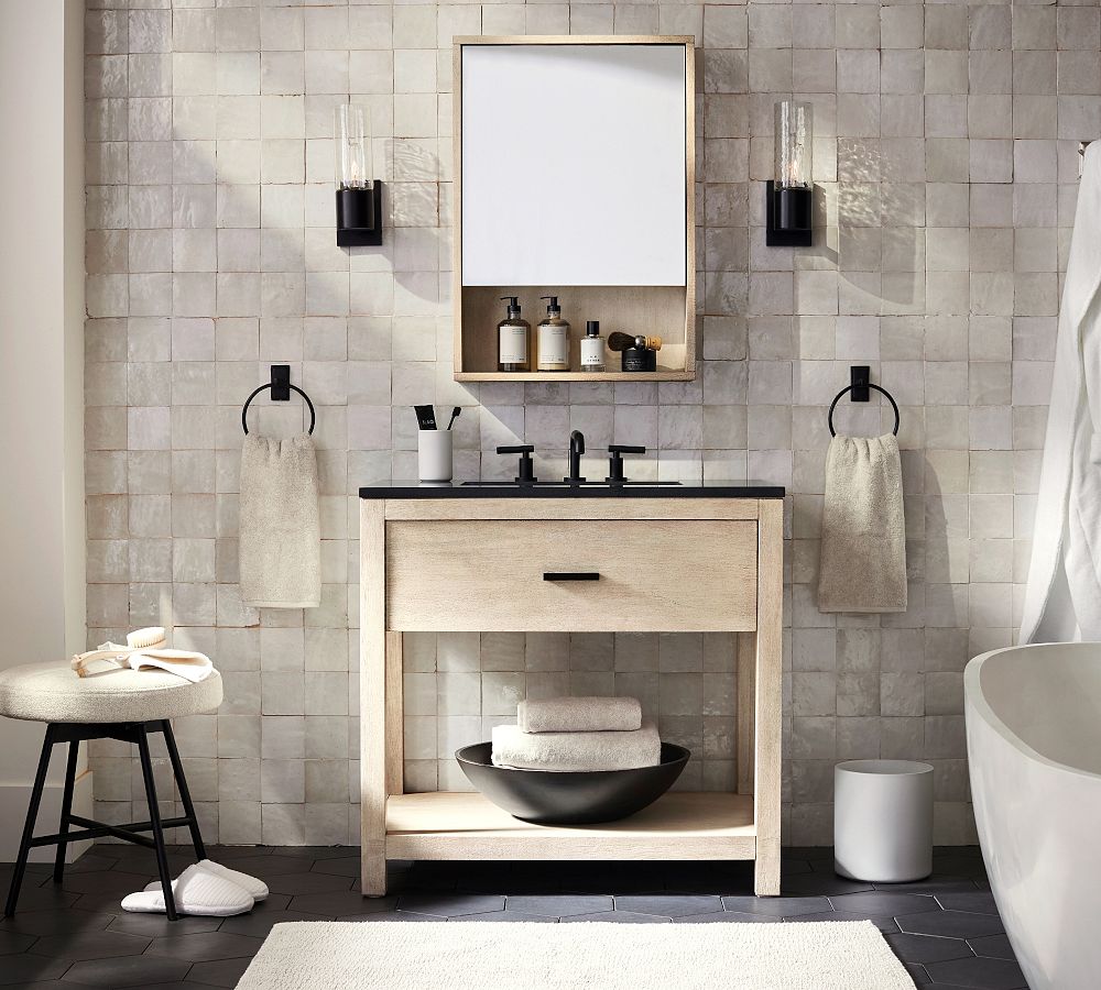 Reed 34" Single Sink Vanity | Pottery Barn