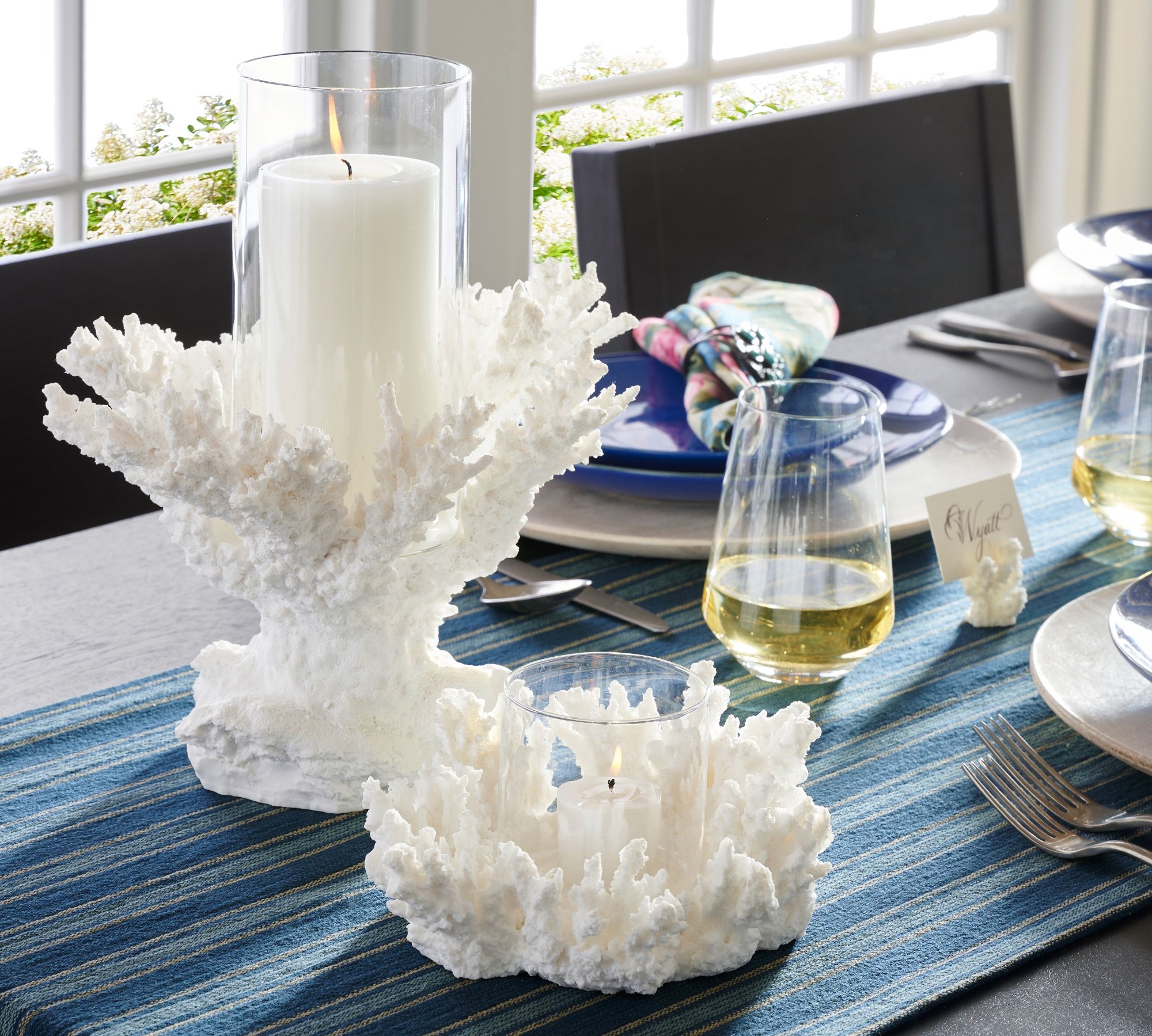 Coral Candleholders