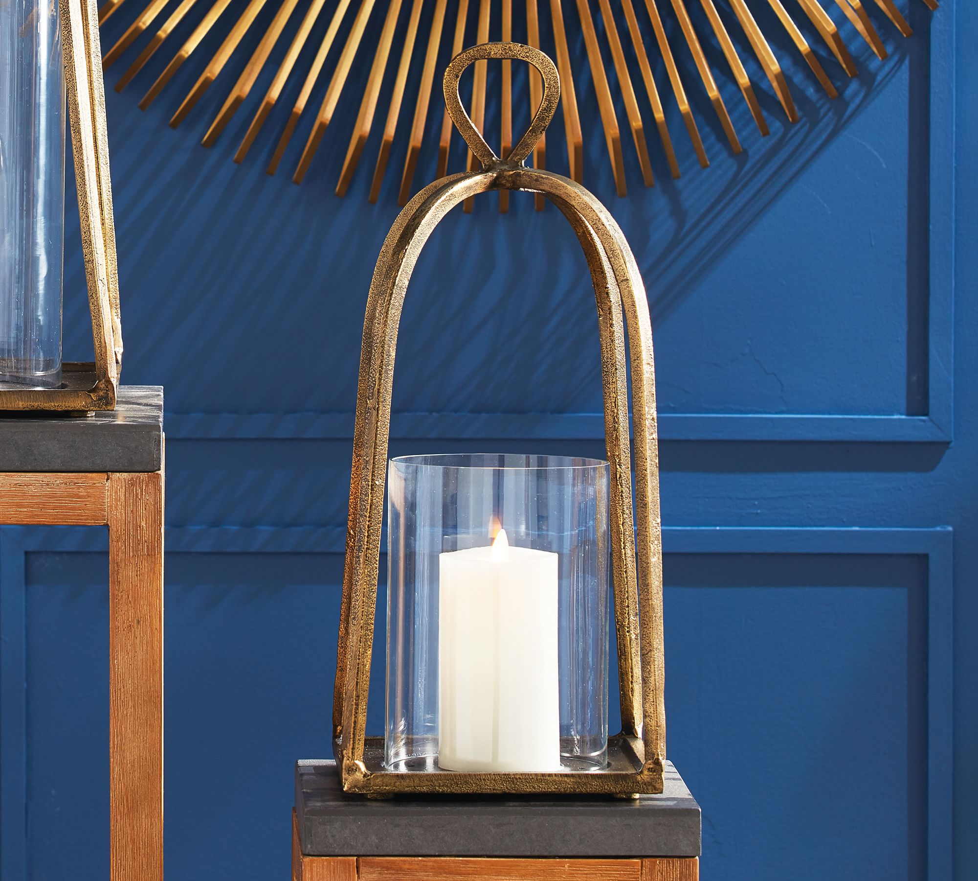 Veneto Antique Brass Lantern