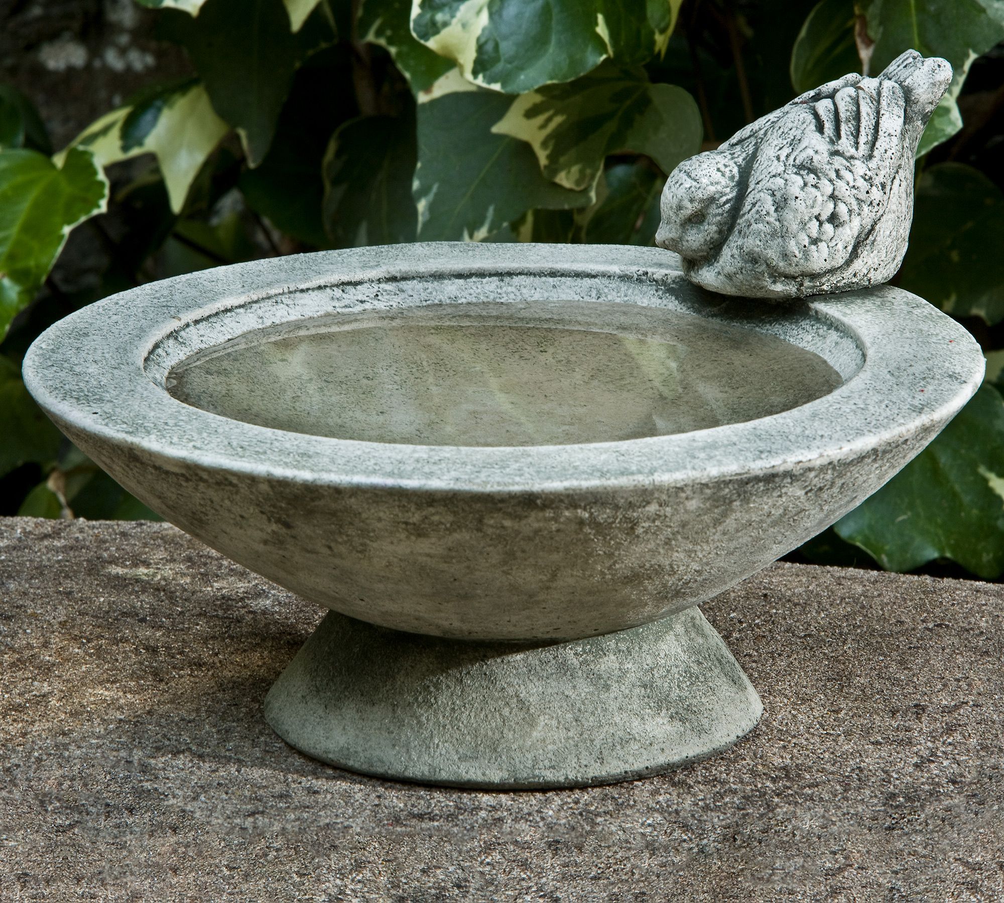 Milan Concrete Bird Bath