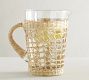 Cane Recycled Glass Pitcher