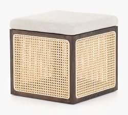 Tyrone Square Cane Ottoman