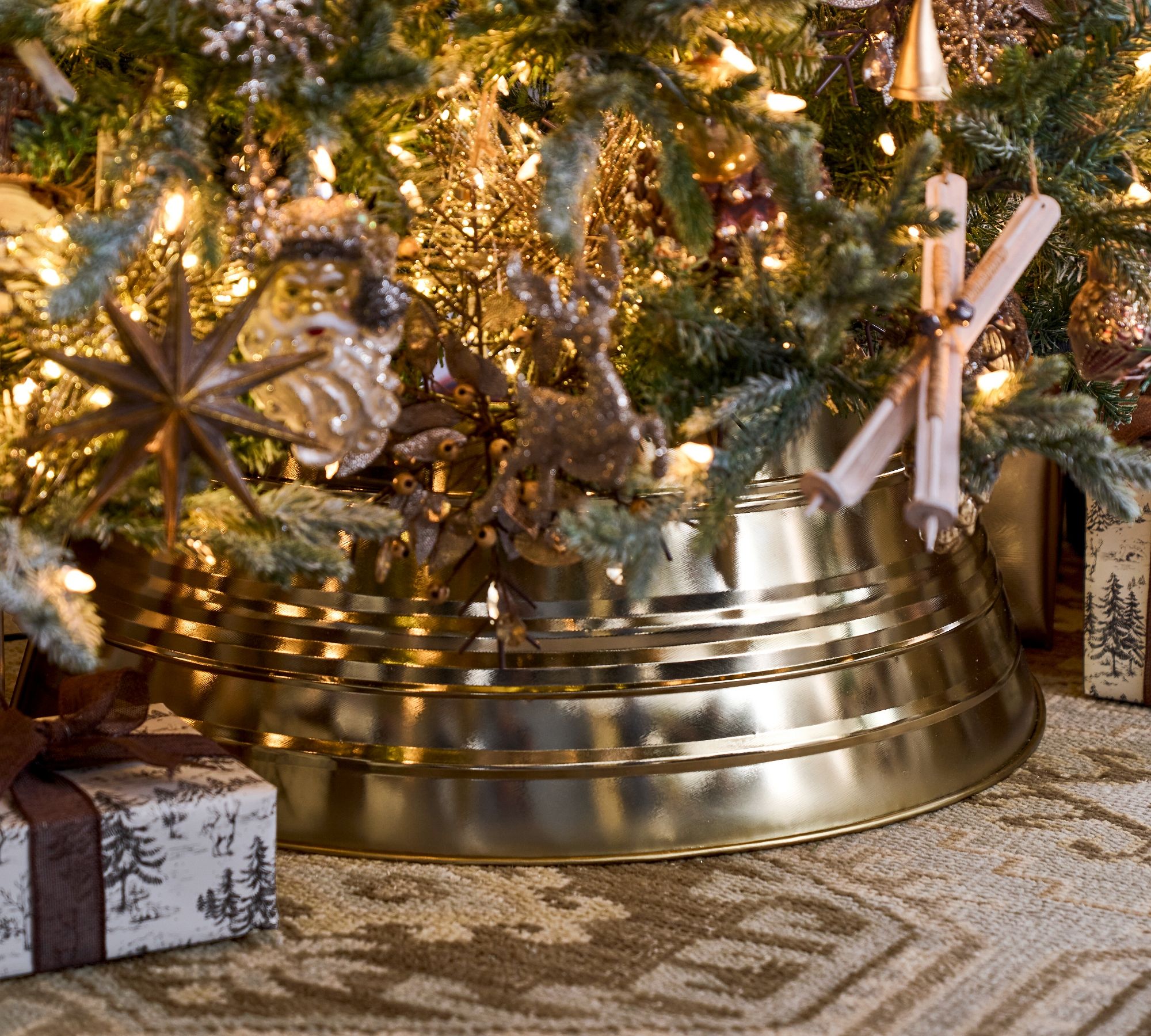 Handcrafted Brass Metal Tree Collar