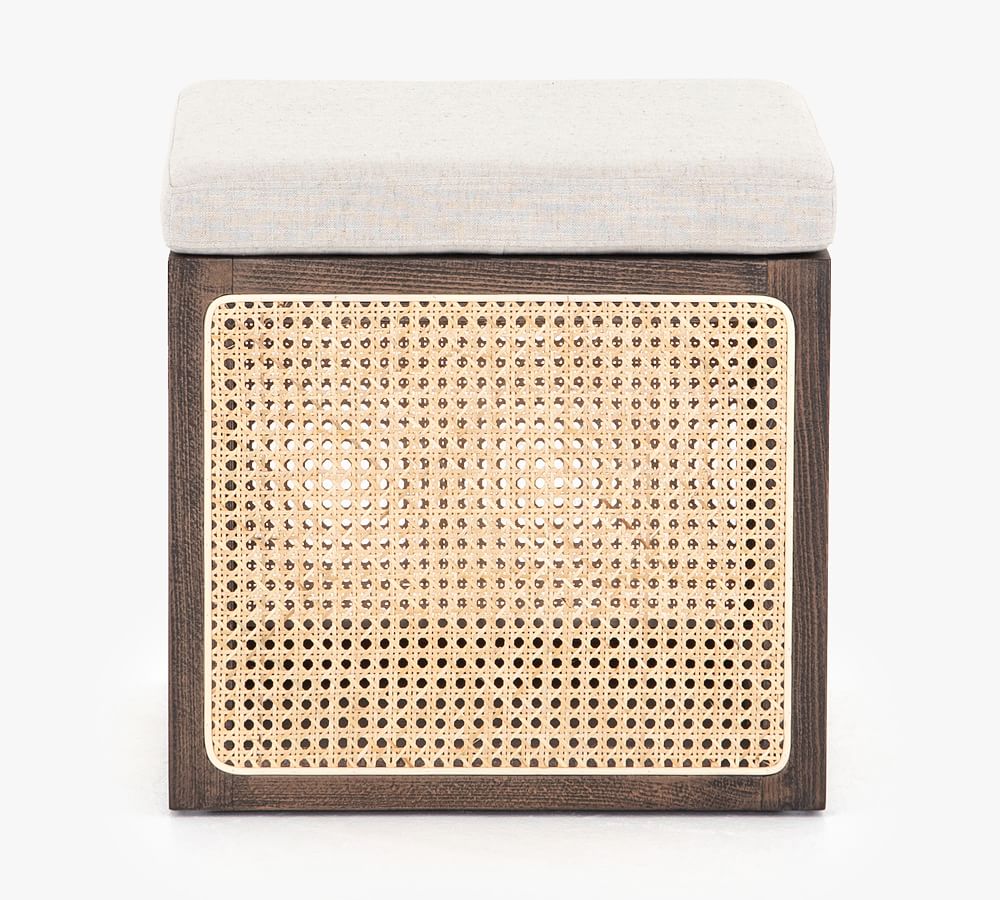 Tyrone Square Cane Ottoman