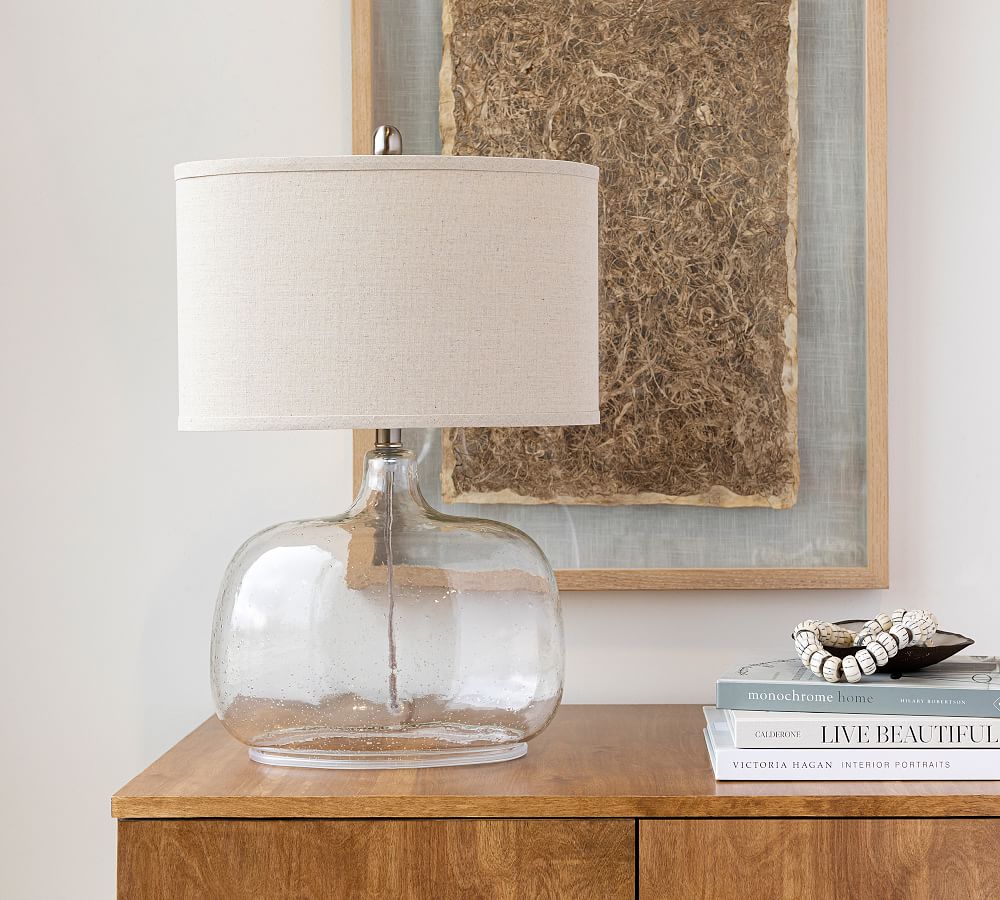 Aponi Hand-Blown Glass Table Lamp (25&quot;)