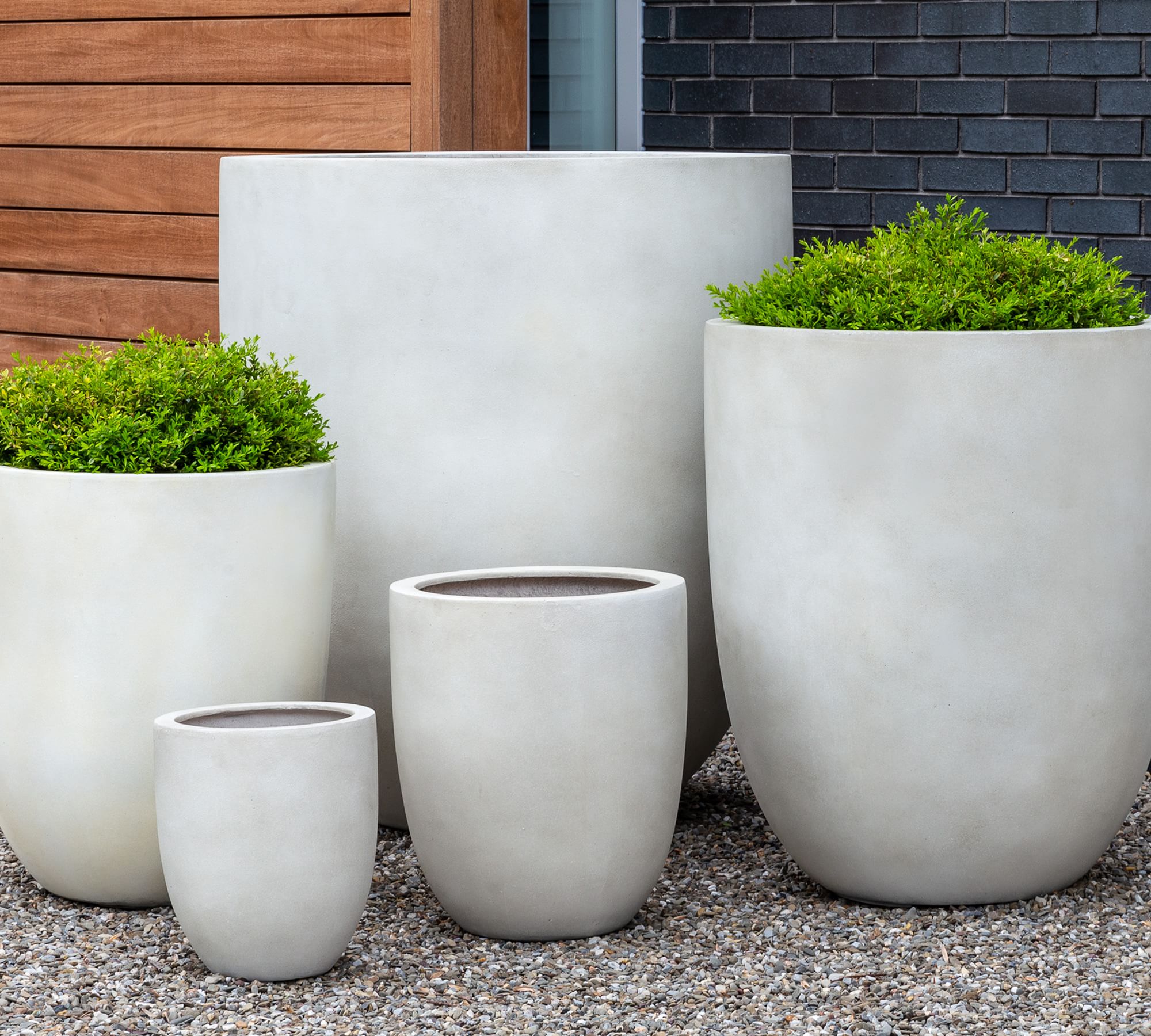 Aurora Clay Outdoor Planters