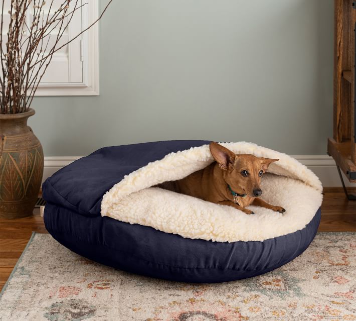 Cave dog beds for large dogs best sale